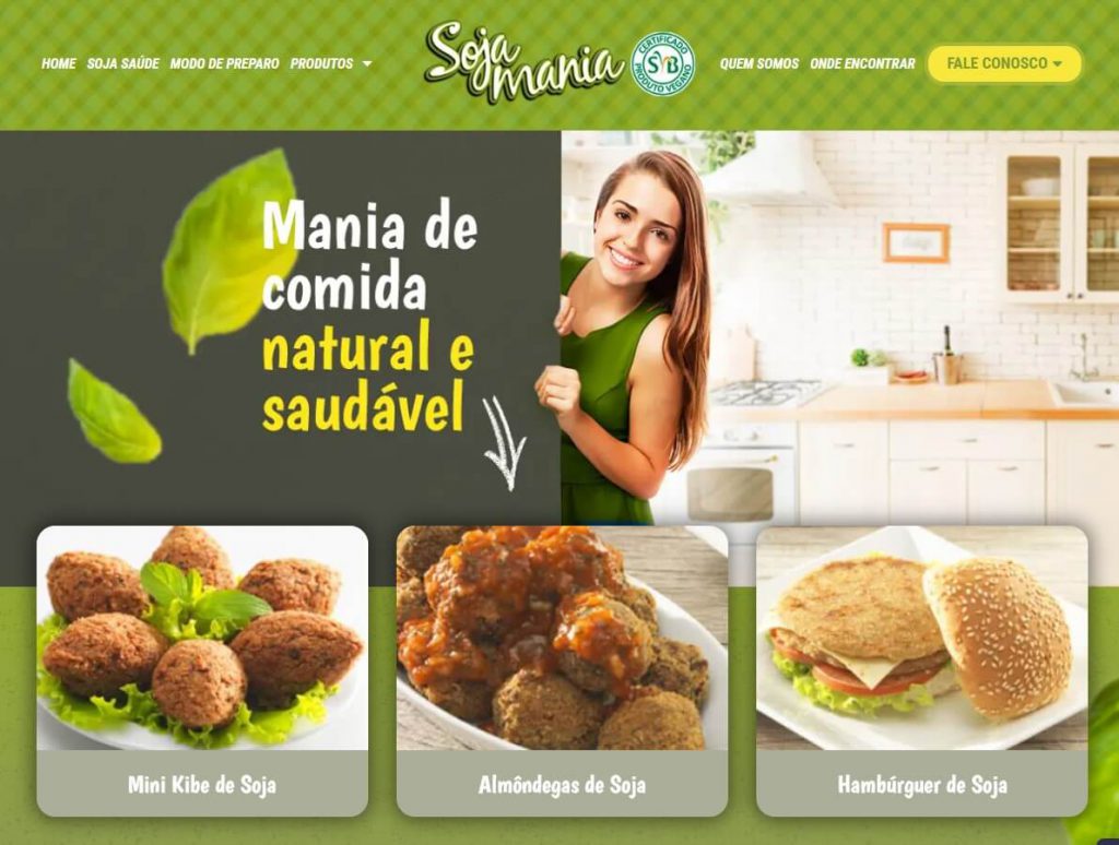 Site Institucional para Indústria Alimentícia Site Institucional para Indústria Alimentícia
