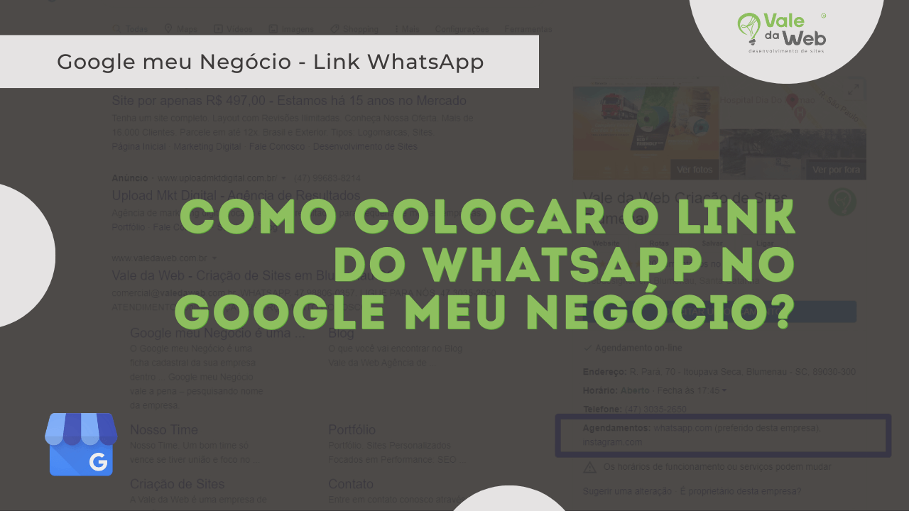 Como colocar o Link de Agendamento Google meu Negócio