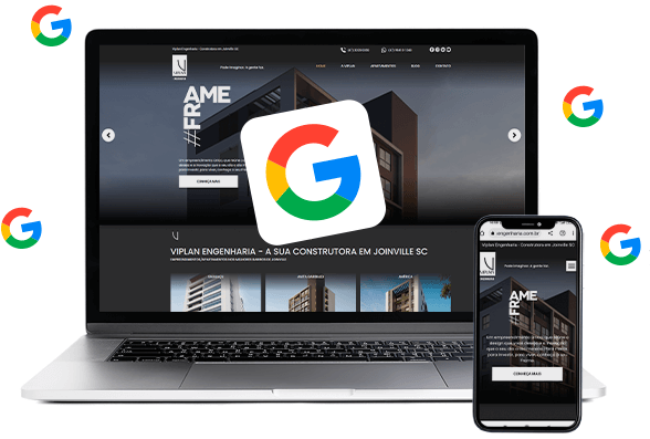 Criação de Site Profissional Personalizado para Viplan-Engenharia de Joinville