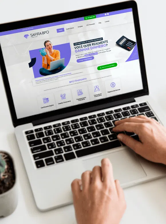 Criação de Sites Profissionais - Safira BPO