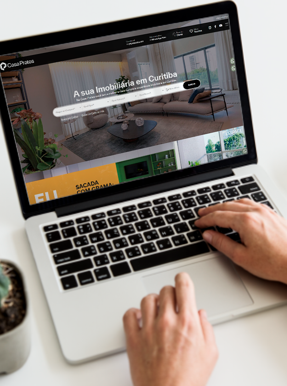 Criacao de Site 100 Personalizado em Blumenau CasaPrates