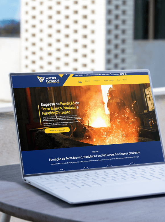 Criação de Sites em Blumenau SC Walter Fundição