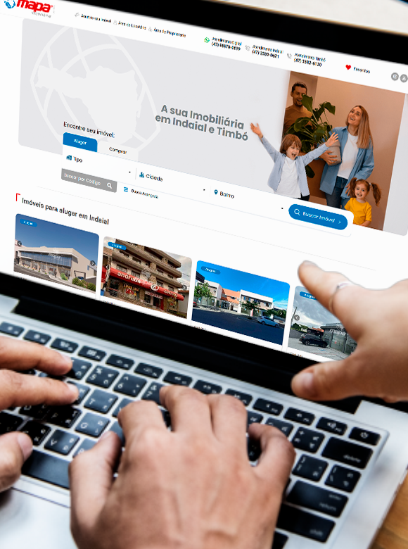 Criação de Site para Imobiliária Imobiliária Mapa