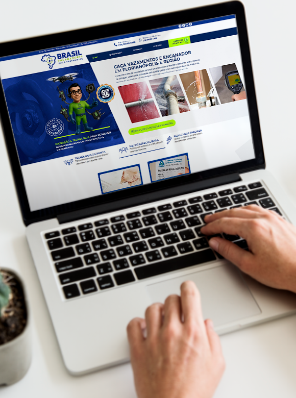 Desenvolvimento de Site em Florianópolis Brasil Encanadores