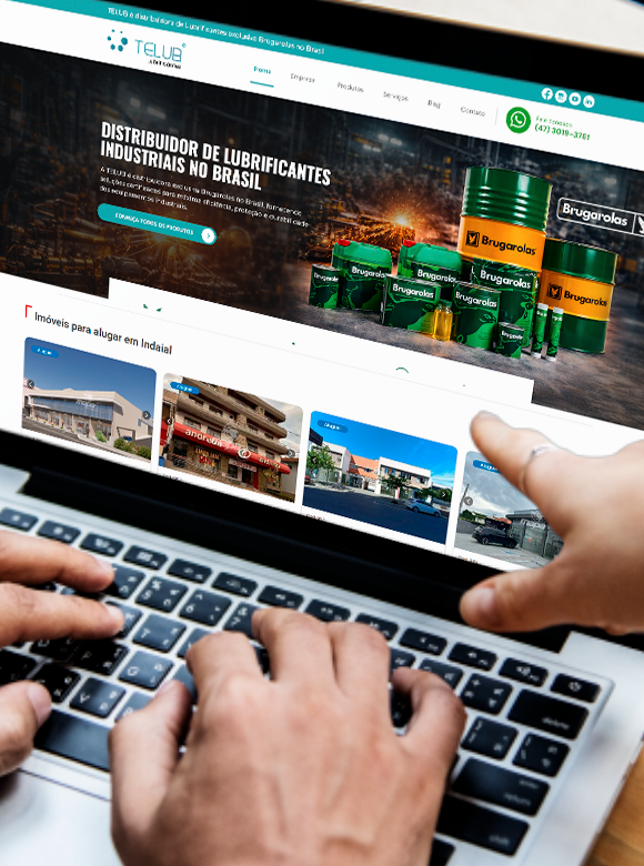Portfólio Vale da Web Criação de Sites em Blumenau Telub