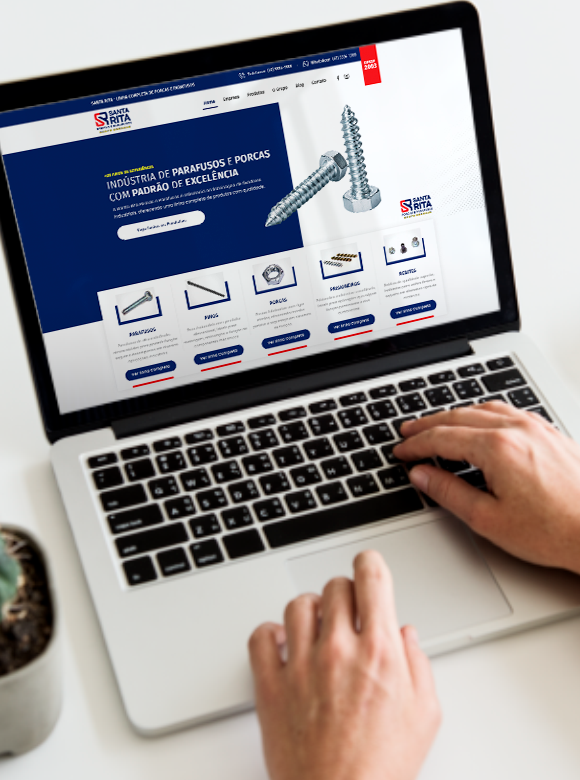 Santa Rita Parafusos Criação de Site Profissional SEO em Blumenau SC