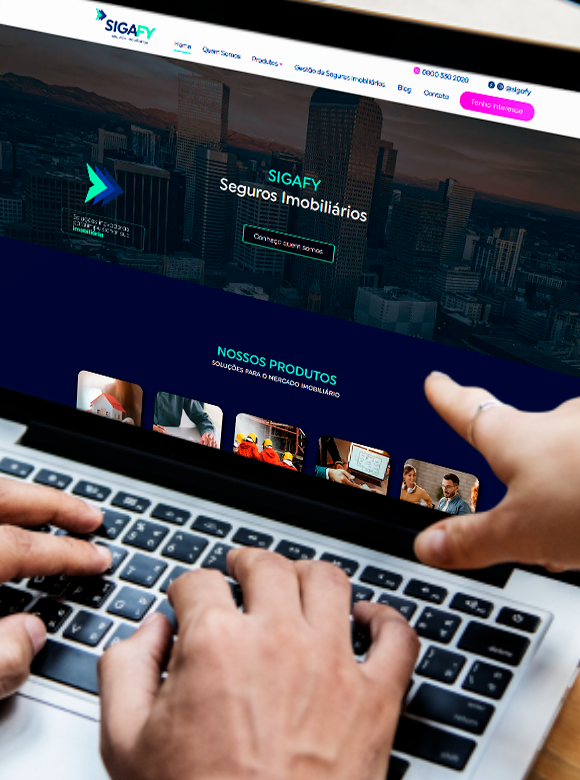 Criação de Sites Profissionais Vale da Web Sigafy
