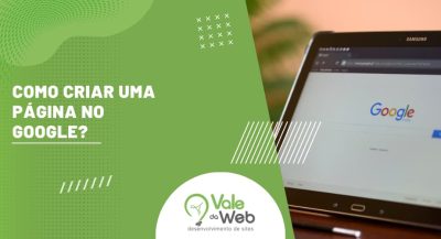 Como criar uma página no Google?